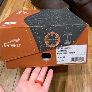 Dansko XP- red Morray leather